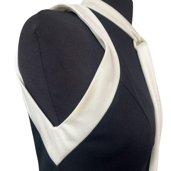 Vintage 60s Alison Ayres Original sleeveless maxi dress long neck tie 10 ILGWU - Picture 6 of 16